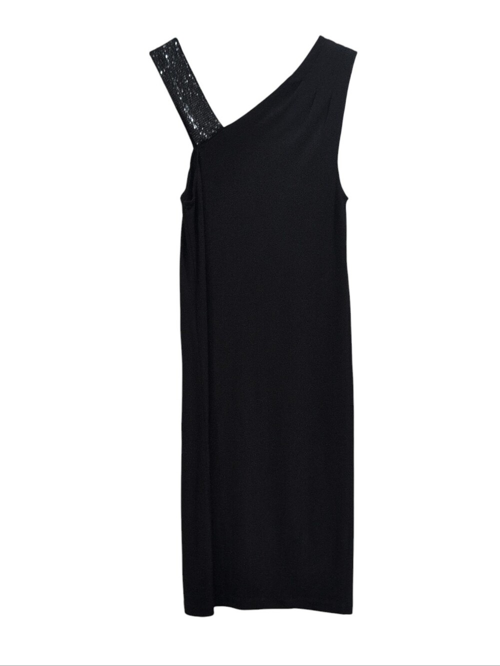 Alice + Olivia Black jersey dress Xs